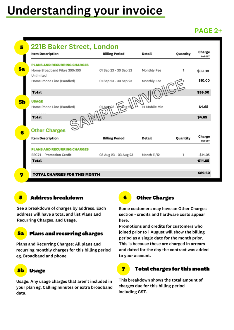 Home invoice 2